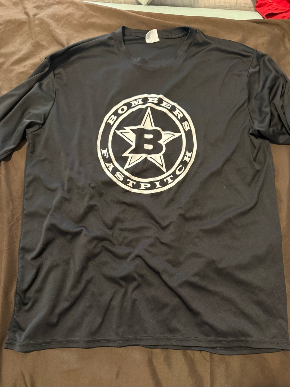 Bombers Fastpitch Black Performance Men's Shirt
